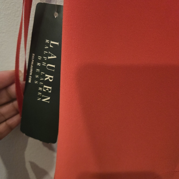 Ralph Lauren Orange Sheath Midi Dress for Cocktail - Picture 7 of 7